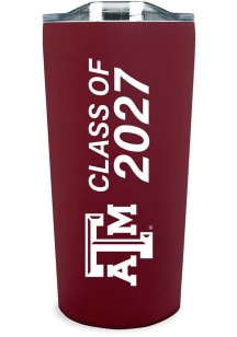 Texas A&M Aggies 18oz Class of 2027 Soft Touch Stainless Steel Tumbler - Maroon