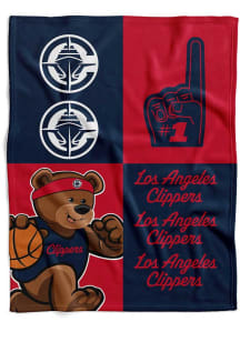 Los Angeles Clippers Domino Swaddle Baby Blanket