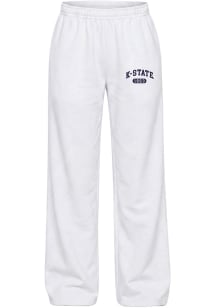Hype and Vice K-State Wildcats Womens Varsity White Sweatpants