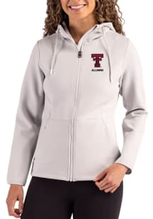 Cutter and Buck Texas Tech Red Raiders Womens Ash Epic Comfort Full Zip Light Weight Jacket