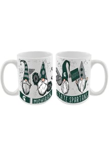 Michigan State Spartans 15oz  Gnome Ceramic Mug - Green