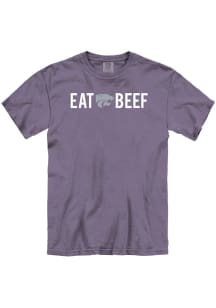 Rally K-State Wildcats Purple Eat Beef Short Sleeve T Shirt