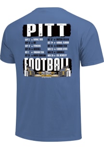 Pitt Panthers Blue 2026 Football Schedule Short Sleeve T Shirt