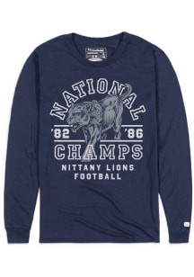 Homefield Penn State Nittany Lions Navy Blue Football National Champions Long Sleeve T Shirt