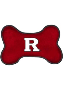Rutgers Scarlet Knights 8 Inch Squeak Bone Pet Toy