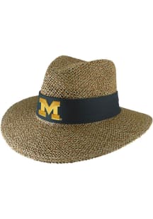 LogoFit Michigan Wolverines Dark Grey Angler Mens Bucket Hat