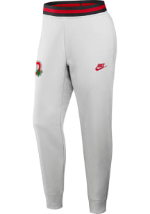 Nike Ohio State Buckeyes Womens Heritage Silver Sweatpants