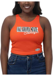 Oklahoma State Cowboys Womens Orange First Down Tank Top