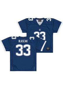 Grant Blascak  Campus Ink UConn Huskies Navy Blue NIL Football Jersey