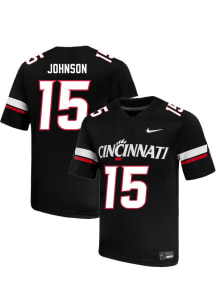 Jamari Johnson  Nike Cincinnati Bearcats Black Football NIL Name And Number Football Jersey
