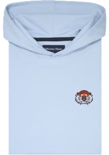 Mizzen+Main Auburn Tigers Mens Light Blue KPI Long Sleeve Hoodie