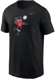 Nike Cincinnati Bearcats Black Volleyball Bearcat Short Sleeve T Shirt