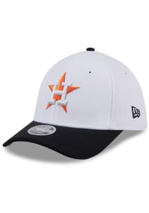 New Era Houston Astros White Baseball 39THIRTY M Crown Youth Flex Hat