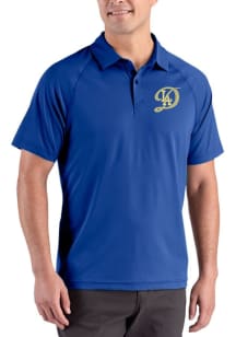 Cutter and Buck Los Angeles Dodgers Mens Blue City Connect Prospect Eco Short Sleeve Polo
