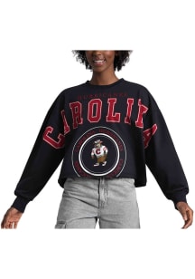 Carolina Hurricanes Womens Red Bleachers Crew Sweatshirt