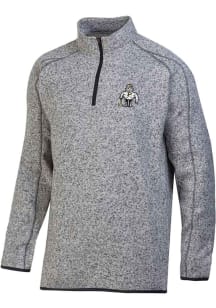 Champion Purdue Boilermakers Mens Grey Arctic Fleece Long Sleeve Qtr Zip Pullover