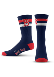 Boston Red Sox TMC 2 Stripe Mens Crew Socks