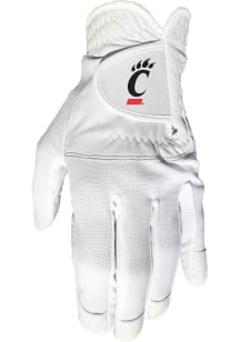 Cincinnati Bearcats White Cool Mesh Golf Gloves