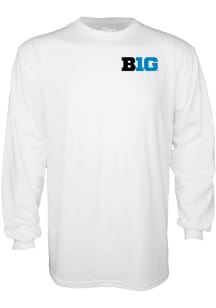 Blue 84 Big Ten White 2026 Big Ten Basketball Tournament All Team Pinwheel Long Sleeve T Shirt