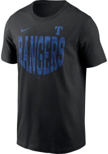 Nike Texas Rangers Black Camo Short Sleeve T Shirt