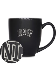 UNLV Runnin Rebels Bistro Ceramic Mug - Black