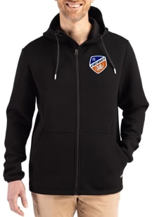 Cutter and Buck FC Cincinnati Mens Black Epic Comfort Full Zip Light Weight Jacket