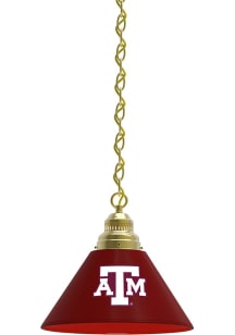 Texas A&M Aggies Single Gold Billiard Lamp