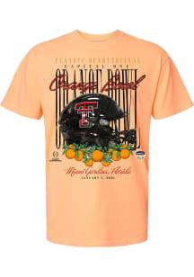 Something Inked Texas Tech Red Raiders Orange 2026 Orange Bowl Short Sleeve T Shirt
