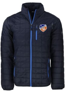 Cutter and Buck FC Cincinnati Mens Navy Blue Rainier PrimaLoft Medium Weight Jacket