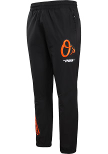 Pro Standard Baltimore Orioles Mens Black Classic Wind Woven Pants