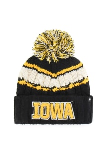 47 Iowa Hawkeyes Black Emma Cuff Womens Knit Hat