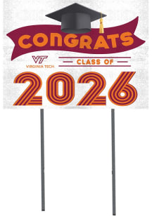 Virginia Tech Hokies KH Sports Fan Class of 2026 Yard Sign - Maroon