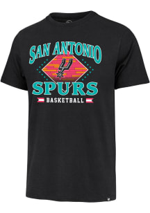 47 San Antonio Spurs Black Regional Franklin Short Sleeve Fashion T Shirt