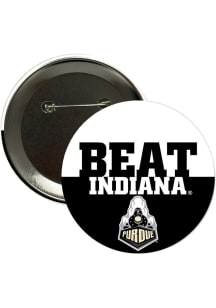 Purdue Boilermakers 3" Beat Indiana Button - Black