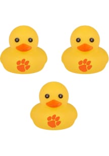Clemson Tigers Orange 3pk Rubber Duck