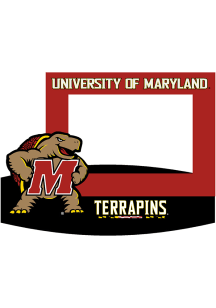 Maryland Terrapins 4x6 Standee Mascot Picture Frame - Red