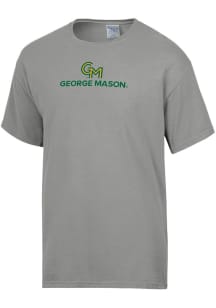 ComfortWash George Mason University Womens Grey Garment Dyed Short Sleeve T-Shirt