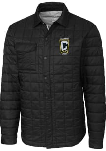 Cutter and Buck Columbus Crew Mens Black Rainier PrimaLoft Quilted Big and Tall Lined Jacket