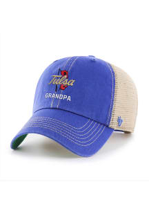 47 Tulsa Golden Hurricane Grandpa Trawler Adjustable Hat - Blue
