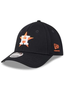 New Era Houston Astros Navy Blue JR Dashed 3930 M Crown Youth Flex Hat