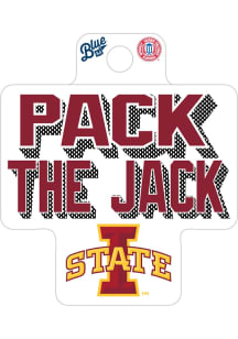 Iowa State Cyclones Cool College Stickers - Yellow