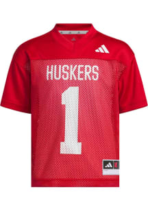Adidas Nebraska Cornhuskers Youth Red Tailgate Football Jersey
