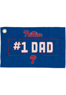 Philadelphia Phillies #1 Dad Waffle Golf Towel