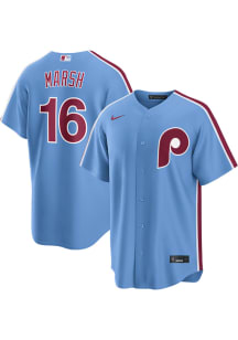 Brandon Marsh Philadelphia Phillies Mens Replica Alternate Jersey - Light Blue