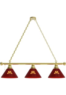Minnesota Golden Gophers 3 Shade Gold Billiard Lamp