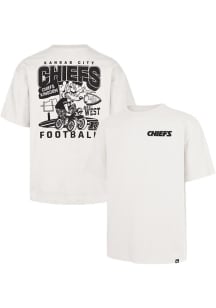 47 Kansas City Chiefs White KC Wolf Foundation Short Sleeve Fashion T Shirt