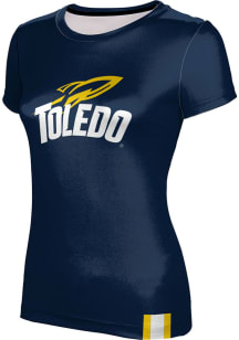 ProSphere Toledo Rockets Womens Navy Blue Solid Short Sleeve T-Shirt