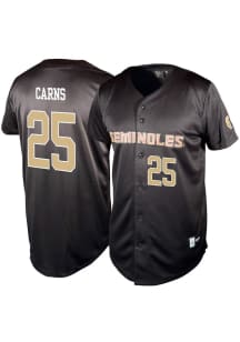 Hunter Carns  Florida State Seminoles Mens Black NIL Baseball Jersey