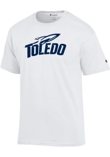 Champion Toledo Rockets White Big Logo Short Sleeve T Shirt
