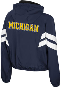 Colosseum Michigan Wolverines Womens Navy Blue Levitation Light Weight Jacket